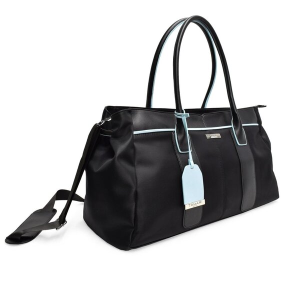 TAHARI NEW YORK Madison Avenue 21" Travel Duffel Women's Bag, Black - Picture 6 of 7